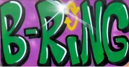 B-RING als graffiti